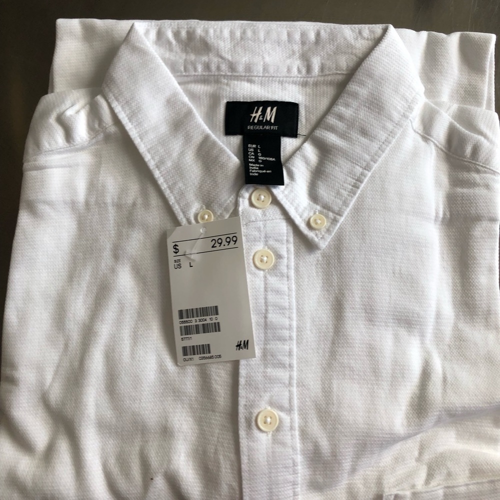 NWT H&M Long Sleeve Shirt Size L